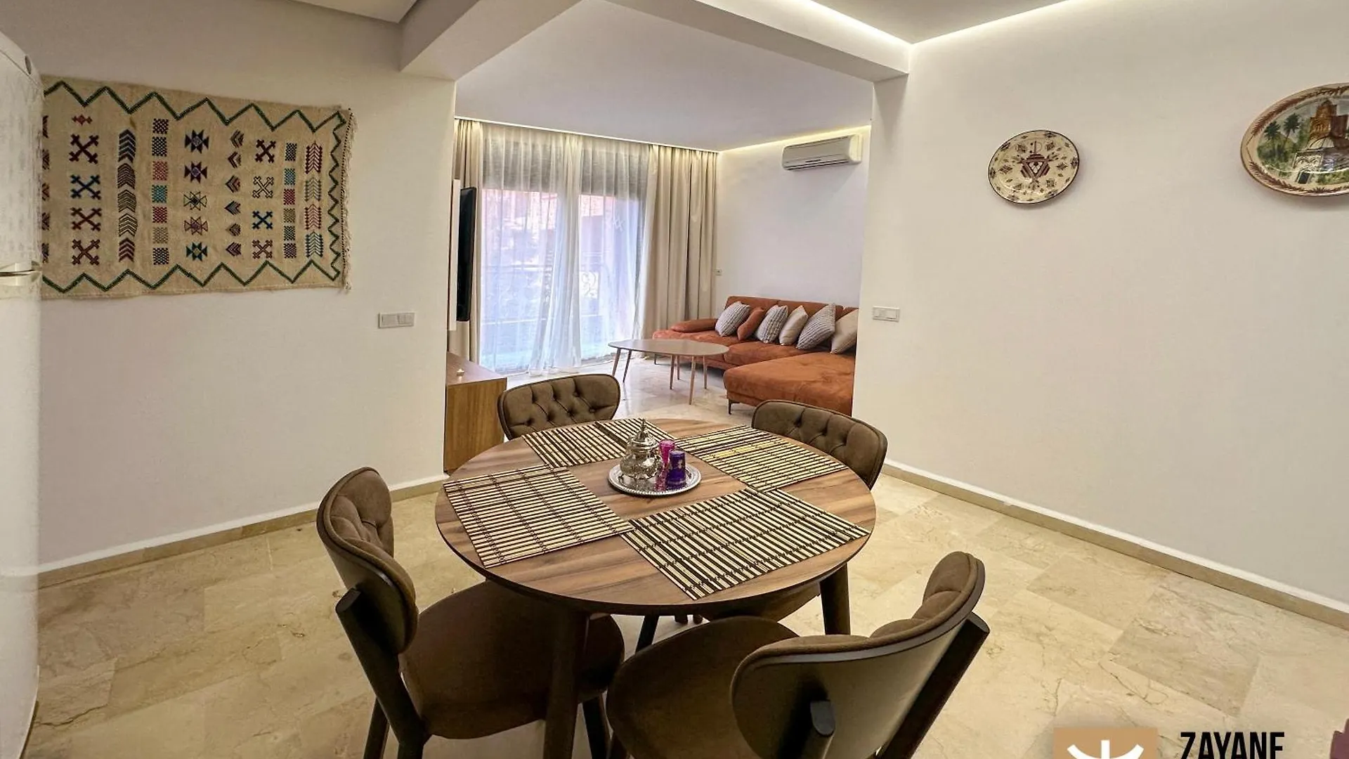 Premium Hivernage Amazigh 2Br Flat - Zayane Homes Marrakesh Morocco